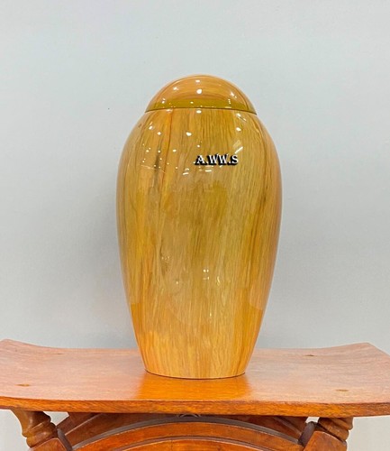 Handmade Cremation Urn for Human Ashes - Adult Funeral Urn Handcrafted - Afforda - Picture 9 of 13