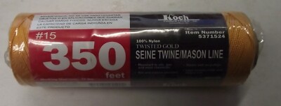 Koch Industries 5371524 Twisted Gold Mason Line #15 By 350 Feet