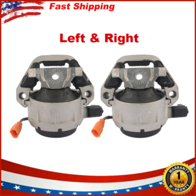Pair Engine Mounts Left & Right For Audi A6 A7 Quattro 4G0199381LE 4G0199381LF