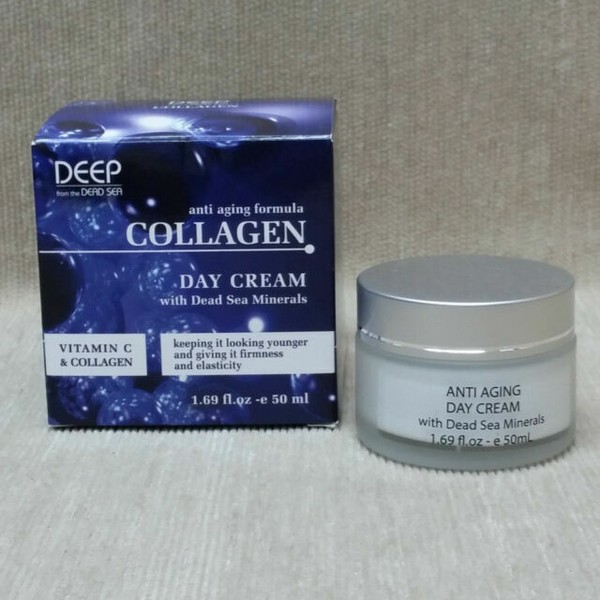 collagen anti aging day cream with dead sea minerals
