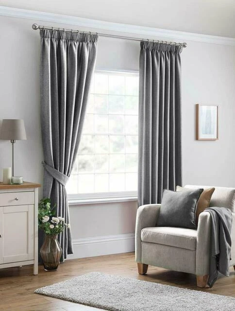 Grey Window Curtains & Drapes