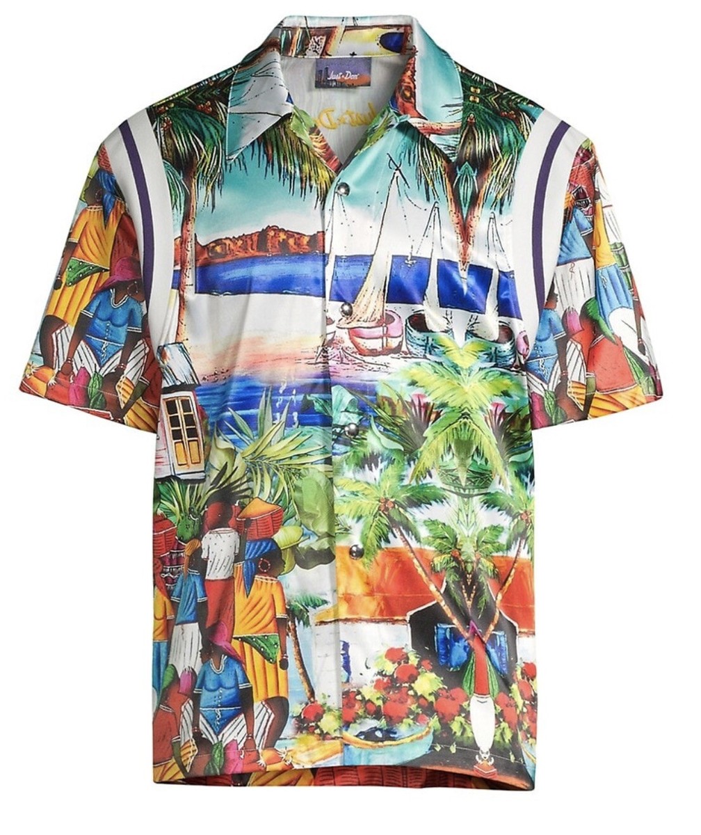 Just Don Camicia Uomo Shirt Multi Size: Large MRSP $445 - Main Image