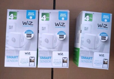 4lite Wiz Connected Smart PIR Sensor X3 FastP&P Bewegungserkennung 