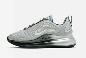 Nike Air Max 720 GS Metallic Silver Running Shoe AQ3196-012 Sz 4.5Y Womens Sz 6 | eBay