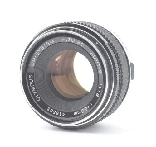 【Near Mint】OLYMPUS OM-SYSTEM F.Zuiko Auto-S 50mm f/1.8 MF Lens From Japan #1934