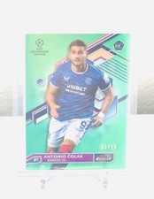 2022/23 Topps Finest UEFA ANTONIO COLAK Green REFRACTOR /99 Rangers