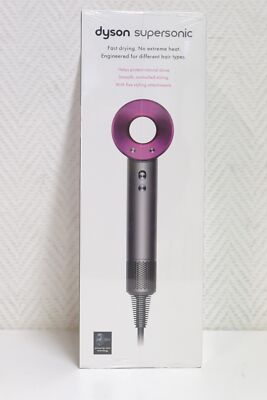 Dyson Supersonic HD07 Haartrockner Flyaway Aufsatz Eisen Fuchsia Rechung MwSt