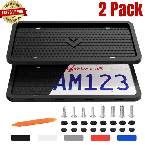 2x Reflective Anti speed Red Light Toll camera stopper license plate