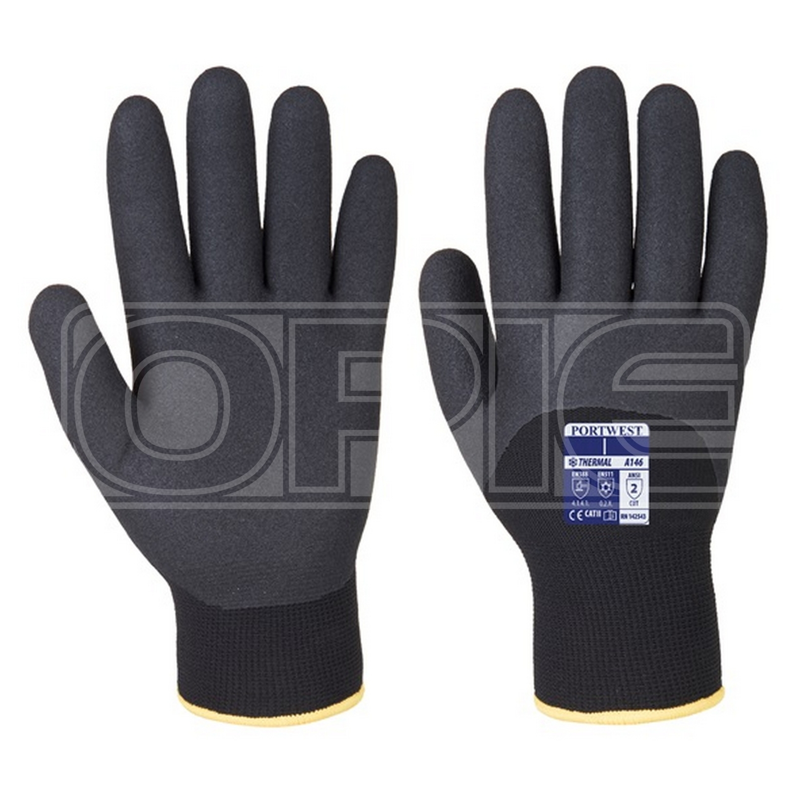 Arctic Winter Gloves Black XXL - Portwest A146BKRXXL