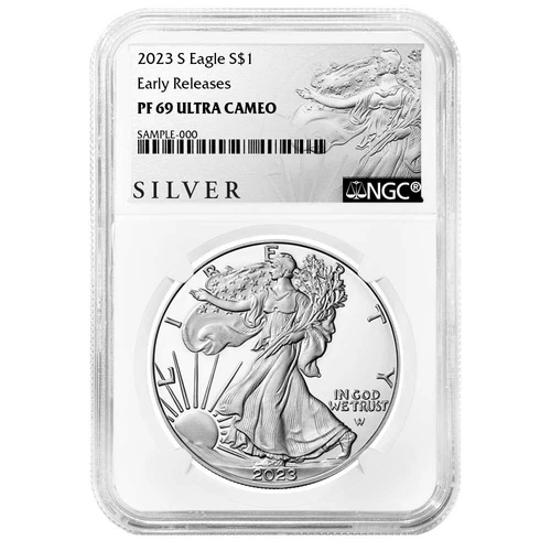 2023-S $1 1-oz Proof American Silver Eagle NGC PF69UC ER ALS Label