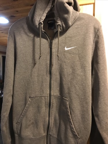 Full Zip Cotton/Poly Hooded Sweat Shirt 