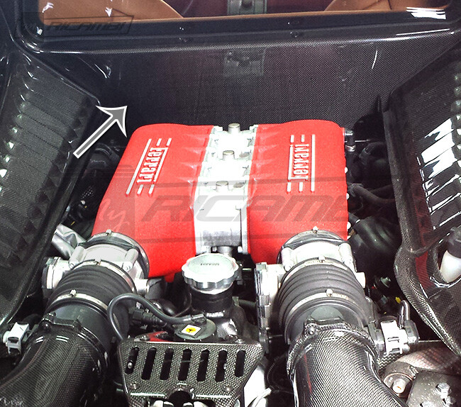 Ferrari 458 Italia & Speciale Carbon Fiber Underscreen Panel