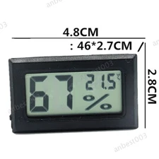LCD Digital Thermometer Hygrometer Celsius Sensor Humidity Temperature