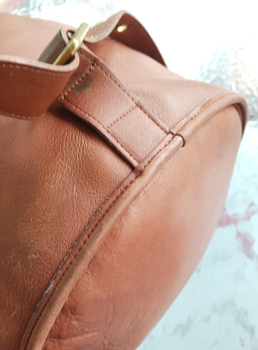 Coach 9929 Vintage British Tan The Sling Leather Bucket Crossbody