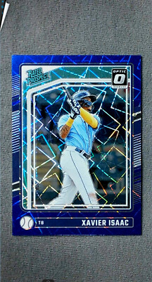 2024 Donruss Optic Blue Velocity Prizm #123 Xavier Isaac Rays