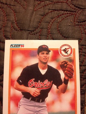 Rare Bill Ripken Fleer 1990 Card #186 Baltimore Orioles Baseball