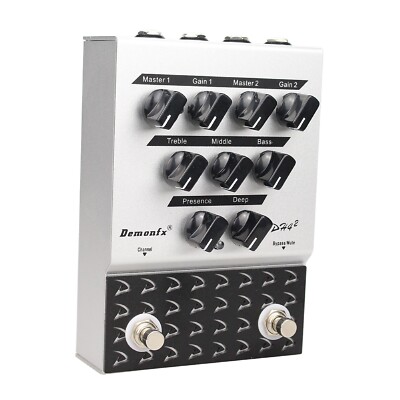 Demonfx DH4-2 Preamp and Overdrive Dual Channel with Deep and