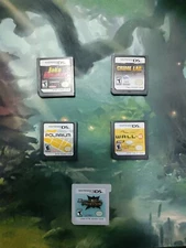 DS Game lot of 5 Polarium Wall-E Monster Hunter Crime Lab Jake Hunter