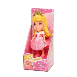 Disney Princess Mini Toddler Belle Doll Pink Winter Dress ...