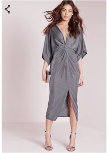 grey kimono dress