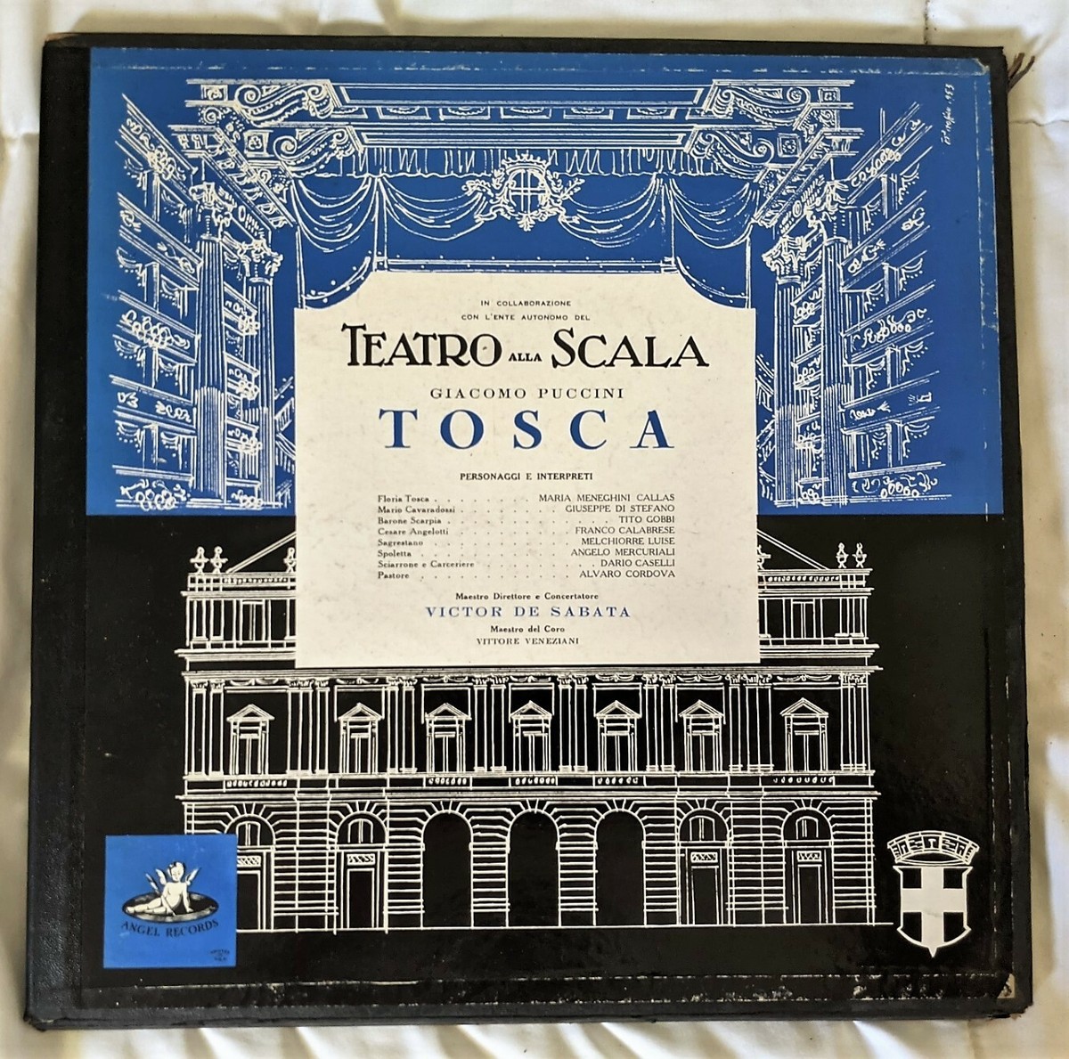 洋楽 Maria Callas Tosca (Teatro alla Scala)LP Teatro alla Scala - TOSCA Vintage Vinyl LP Box Set 2