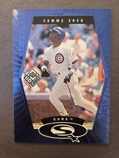 1999 UD Choice StarQuest Blue Insert #SQ2 Sammy Sosa Chicago Cubs