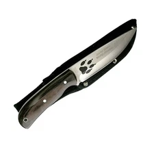 Limited Edition Wolf Knife Wood Handle 9 1/2" Hunting Knife