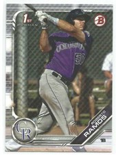 Roberto Ramos Colorado Rockies 2019 Bowman Baseball 1st Bowman Card