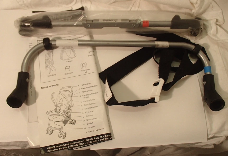 Combi Savona TS 4000 Cochecito Piezas Barras/Correas Sistema de Viaje Barandilla Foto 2 de 2