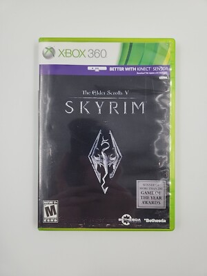 The Elder Scrolls V: Skyrim Microsoft Xbox 360 CIB Complete Manual ...