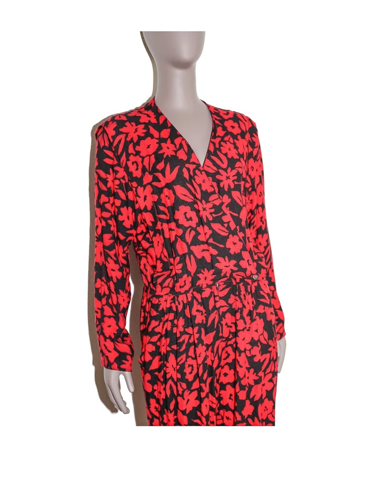 Floral Long Sleeve Jumpsuit Womens Boho One-Piece Outfit Casual Chic Romper 14 - Image 3 of 4