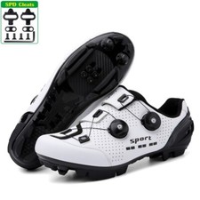 Scarpe Ciclismo MTB Uomo Autobloccanti Bici da Strada Antiscivolo Corsa Bici Scarpe 