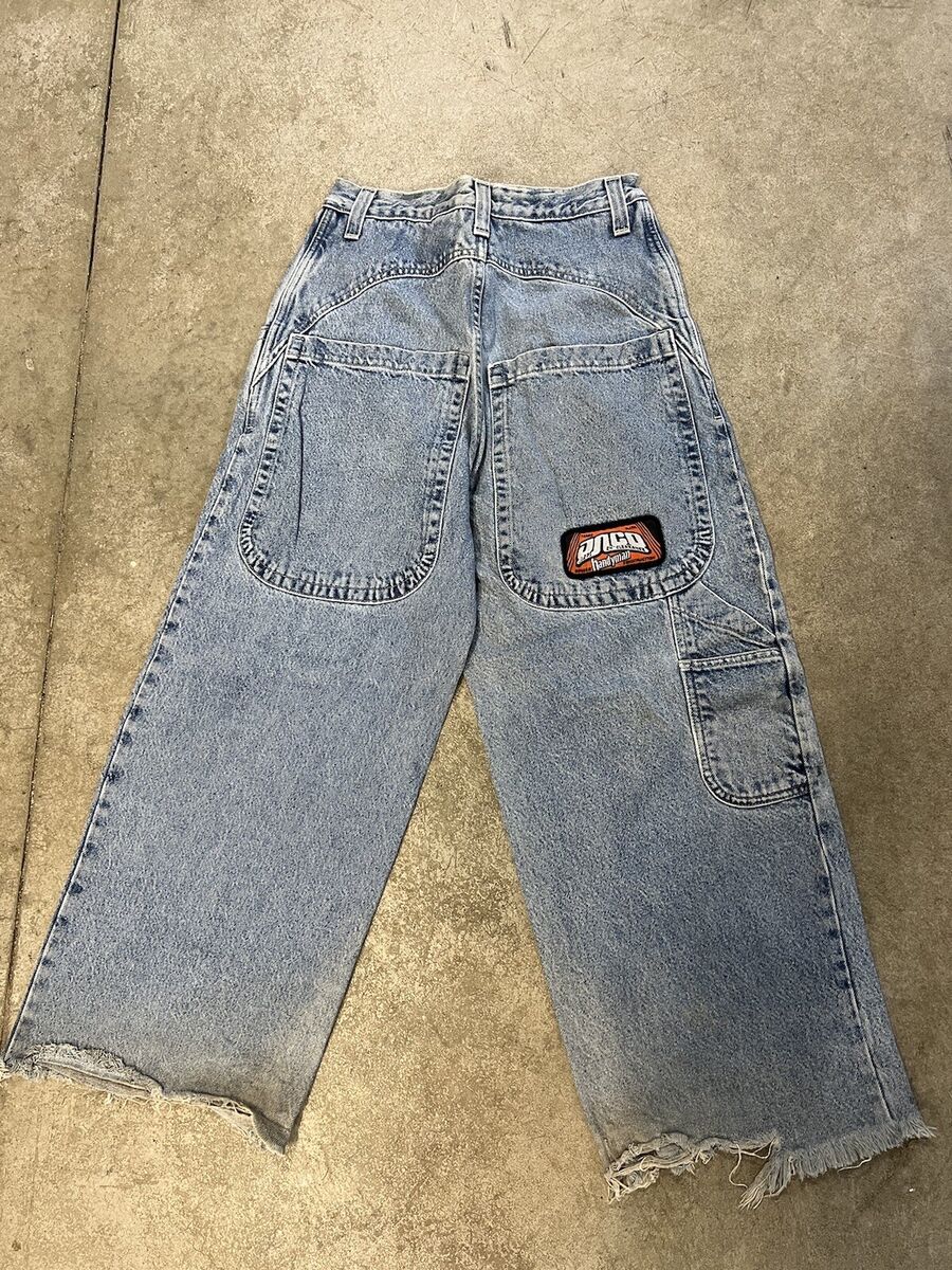 Vintage Big Pockets Handyman JNCO Jeans Men's 28x27 Thrashed Vintage Big Pockets Handyman JNCO Jeans Men's 28x27 Thrashed