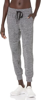 Amazon Essentials Jogger Pyjama Schlafanzug Gr. L leicht Lounge Frottee - grau