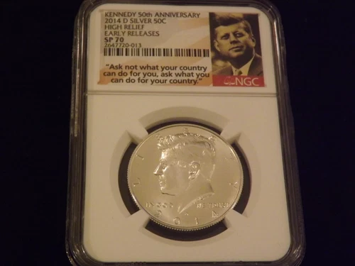 2014-D     SILVER       Half Dollar                 NGC   SP  70