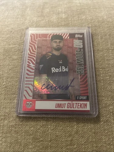 Football Trading Card UMUT GULTEKIN Base Autograph 23/24 Rb Leipzig. Autograph