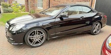 Mercedes E350 CDI V6 Convertible Auto Black Diesel 2012