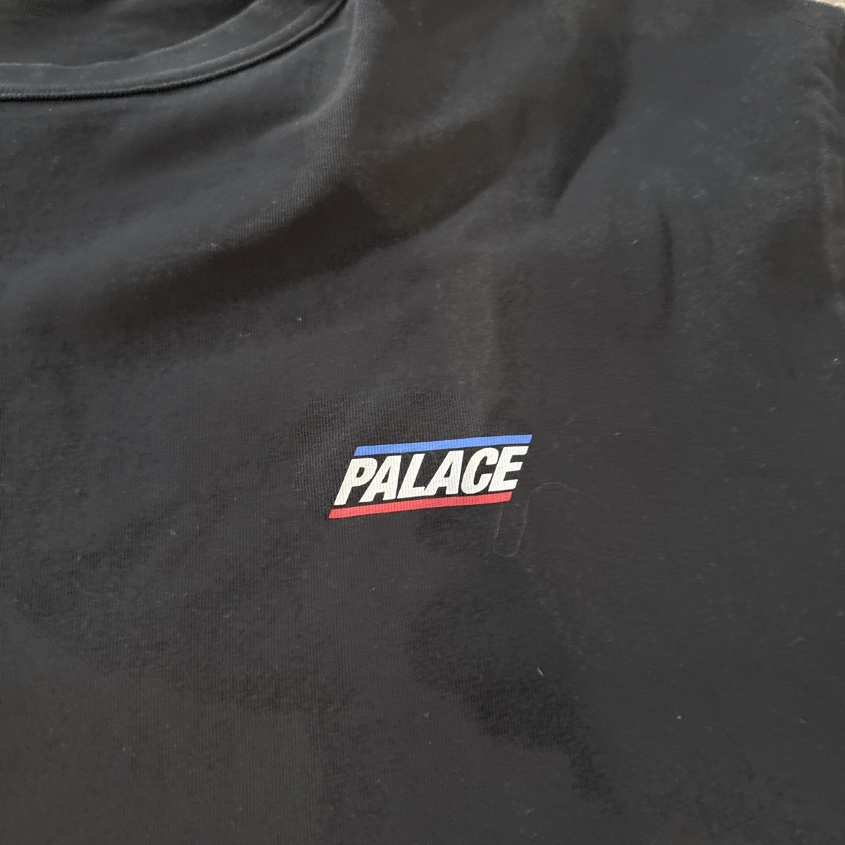 Palace Skateboards Black Spellout Logo Basically A T Shirt Men's