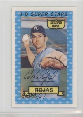1974 Kellogg's 3-D Super Stars Cookie Rojas #42 0b2