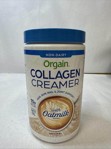Orgain Collagen Coffee Creamer, 10g Grass Fed Hydrolyzed Collagen Peptides 10oz
