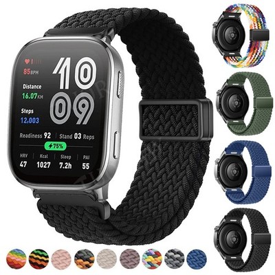 Armband für Amazfit BIP 6/5/3/U/S GTS GTR 4 3 2 2e 42 47mm Pro Nylon Magnet Band
