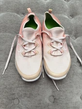 OOFOS OOmg Sport LS Low Women Blush Pink Recovery Sneakers Lace Up Comfort Sz 8