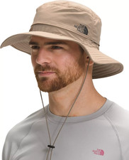 NEW The North Face Horizon Breeze Brimmer beige nylon sun Hat Adult L/XL stretch