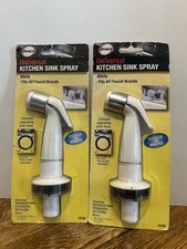 2 New DANCO 10346 ECONOMY KITCHEN SIDE SPRAY IN WHITE