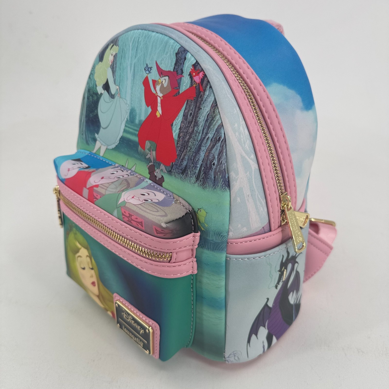 NEW Loungefly Disney Princess Sleeping Beauty Backpack Purse Adjustable Straps