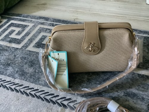 Lovely Ladies Bee Design Small Shoulder Bag, With Cross Body Strap , Dust Bag