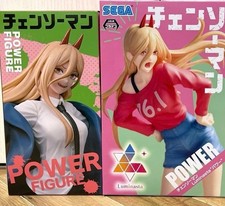 CHAINSAW MAN Figure Power Luminasta SEGA Set of 2