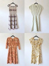 Lot of 4 Vintage 1950s/1960s Dresses Size XS Extra Small