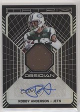 2018 Panini Obsidian Matrix Material Auto 44/50 Robby Anderson #MA-RA Auto s3g
