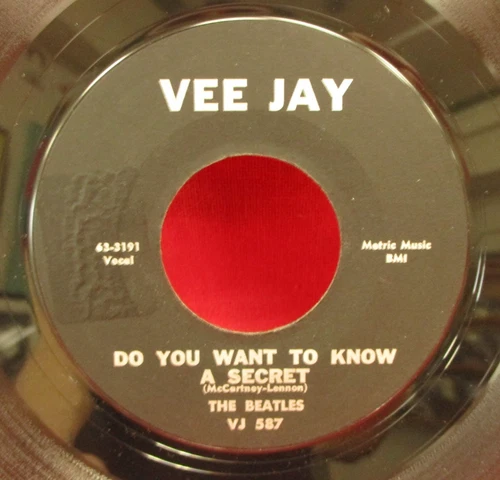 THE BEATLES 45 rpm Vee Jay VJ 587 varaint #2 VG++
